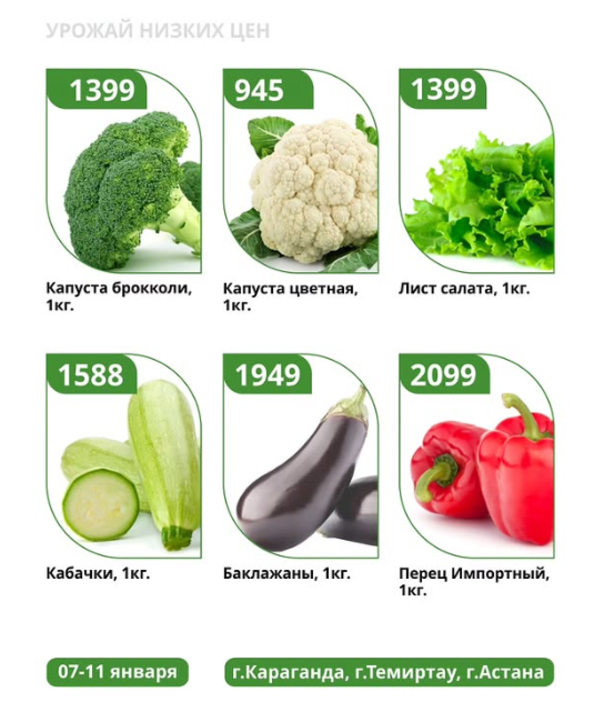 Урожай низких цен 7  - 11 Қаңтарда 2026 3