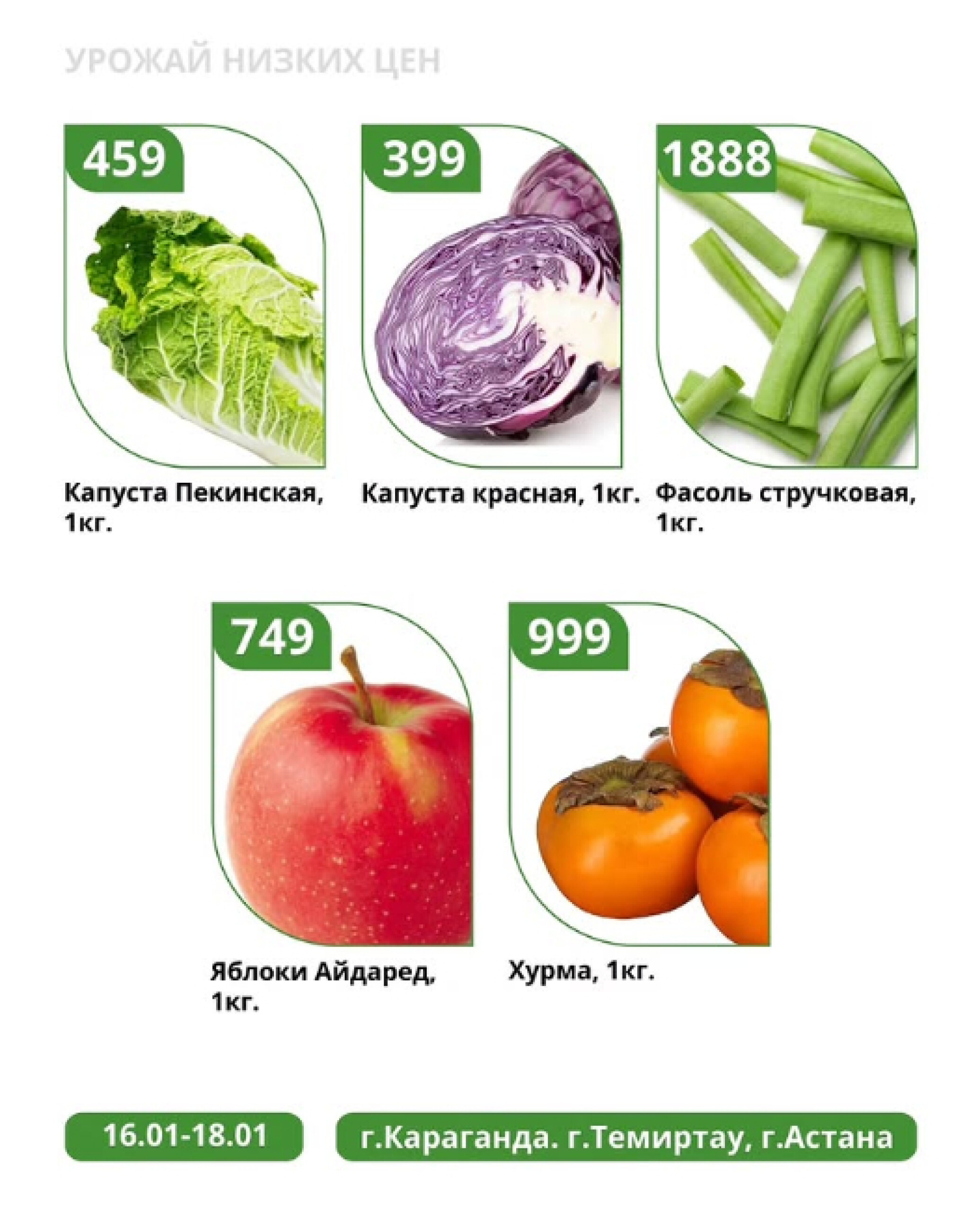 Урожай низких цен 16  - 18 Января 2026 5