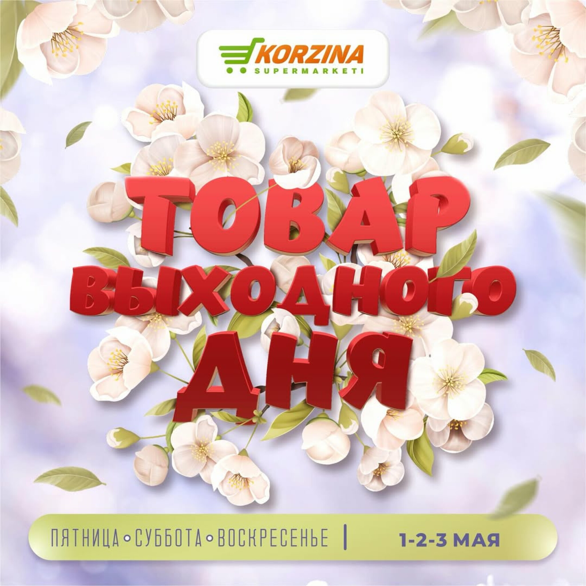 Товары выходного дня 1  - 3 Мая 2026 1