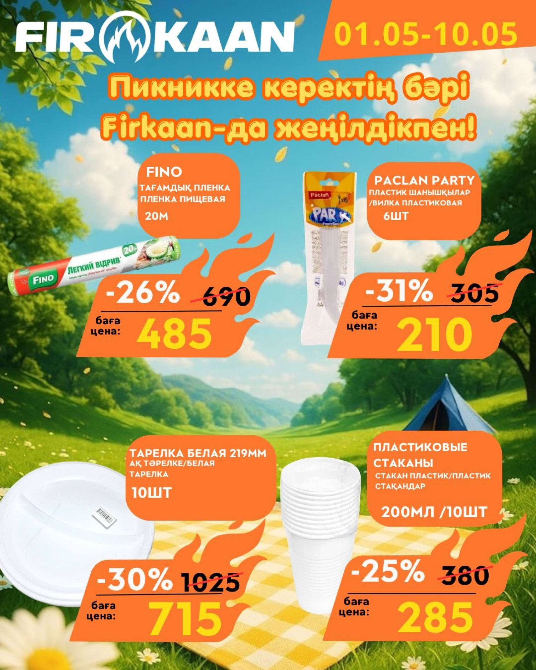 Все, что вам нужно для пикника 1  - 10 Мамырда 2026 2